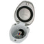 Scandvik Recessed THandle Mixing Valve SS wWhite Cup 12134