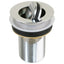 Scandvik Sink Drain wFlip Stopper Chrome Plated Brass 19006P