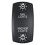 Pacer Actuator NAVANC fV Series Contura Switches Black Laser Etched TopBottom Light EV2LENAVANC