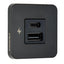Scanstrut TILE USBAUSBC Interior Charging Socket 1224V Black Bezel SCTILE10