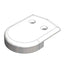 TACO 2 Rub Rail End Cap White F900001WN