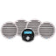 Aquatic AV Economy Gauge StereoSpeakers Kit White EG200