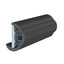 TACO SuproFlex Rub Rail Kit wFlex Vinyl Overlay Insert 2H x 114W x 80L Black wBlack Insert V119993BBK802