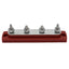 Bluewater Common Stud Busbar 4 Gang Red 312303B025