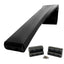 Caliber BunkWrap Kit Black 16 x 2 x 6 Roll 4 Caps HRDW Roll 4 Endcaps Stainless Steel Hardware 23052BK