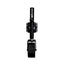Powerwinch Select Series Jack 1500lb BoltOn Single Wheel Wide Carbon Black 21400J1500B1WB