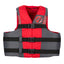 Full Throttle Adult Nylon Life Jacket SM BlackRed 11220010003026