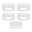 HEISE Rock Light White Cover 4Pack HERLC4W