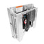 Bobs Machine 4 Setback Action Series Hydraulic Jack Plate Silver 100104101NOPCNOSPNNG