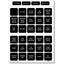 Blue Sea 4218 Square Format Label Set for Battery Management Panels 30 4218