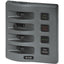 Blue Sea 4304 WeatherDeck Water Resistant Fuse Panel 4 Position Grey 4304