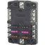 Blue Sea 5030 ST Blade Fuse Block wo Cover 6 Circuit wNegative Bus 5030