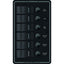 Blue Sea 8373 Water Resistant 6 Position Black Vertical Mount Panel 8373