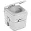 Dometic 965 MSD Portable Toilet wMounting Brackets 5 Gallon Platinum 311196506