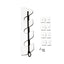 TACO 3Rod Poly Bungee Rod Holder Rack White P03133W