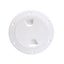 Beckson 4 Smooth Center ScrewOut Deck Plate White DP40W