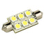 Lunasea SingleSided 6 LED Festoon 1030VDC15W97 Lumens Warm White LLB186W2100