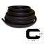 TACO Flexible Vinyl Trim 532 Opening x 916W x 25L Black V301005B251
