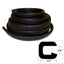 TACO Flexible Vinyl Trim 14 Opening x 12W x 25L Black V301008B251