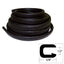 TACO Flexible Vinyl Trim 12 Opening x W x 25L Black V301316B251
