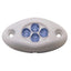 Innovative Lighting Courtesy Light 4 LED Surface Mount Blue LEDWhite Case 00421007