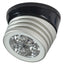 Lumitec Zephyr LED SpreaderDeck Light Brushed Black Base White NonDimming 101326