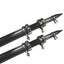 TACO 20 Carbon Fiber Outrigger Poles Pair Black OT4200CF