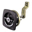 Perko Black Flush Lock 25 x 25 wOffset Cam Bar Flexible Polymer Strike 0931DP1BLK