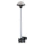 Perko Fold Down AllRound Frosted Globe Pole Light Horizontal Mount White 1634DP0CHR