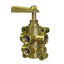 GROCO 6Port NPT Bronze Fuel Valve 12 Main 38 Return FV65038