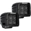 RIGID Industries DSeries Pro Spot Diffused Midnight Surface Mount Pair 202513BLK