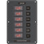 Blue Sea 4322 Circuit Breaker Switch Panel 6 Position Gray 4322