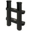 SeaDog Two Pole Side Mount Rod Storage Rack Black 3250291