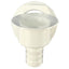 TH Marine Straight Barbed AllPurpose Drain White APD2DP