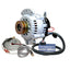 Balmar Alternator 100 AMP Kit 12V 12 Single Foot Spindle Mount Dual Vee Pulley Regulator Temp Sensor 621VUPMC100DV