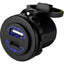 SeaDog Round Dual USB USBC Power Socket 4265161