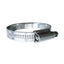 Trident Marine 316 SS NonPerforated Worm Gear Hose Clamp 1532 Band 34 118 Clamping Range 10Pack SAE Size 10 7100581
