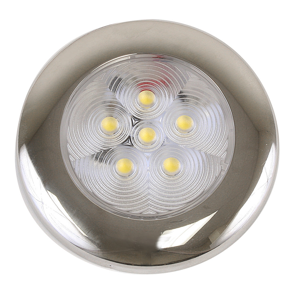 Scandvik B3 Downlight Surface Mount  Cool White  SS Trim  IP67  1224V 41320P Main image