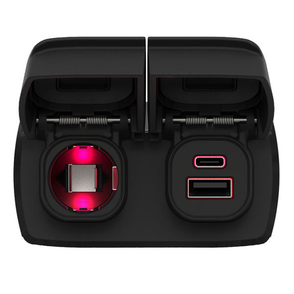 Scanstrut Flip Pro Duo  USBA  USBC w12V Power Socket SCMULTIF2