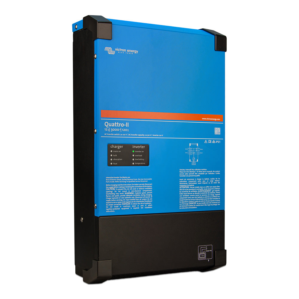 Victron Quattro-II - 12/3000 - 120-50/50 - 2X 120V [QUA122305130] Secondary image