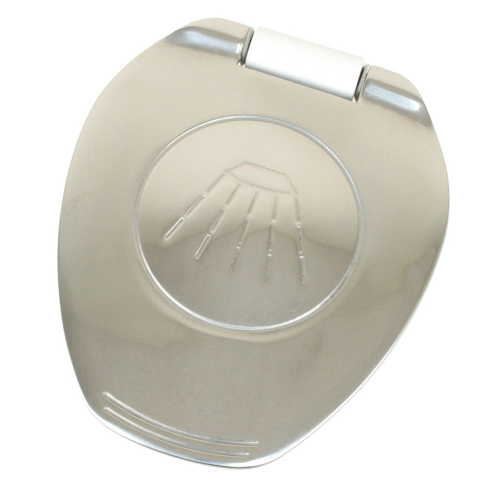 Scandvik White  SS Recessed Transom Shower Handle/Hose - Vertical/Horizontal Mount - 6 Hose [12131] Secondary image