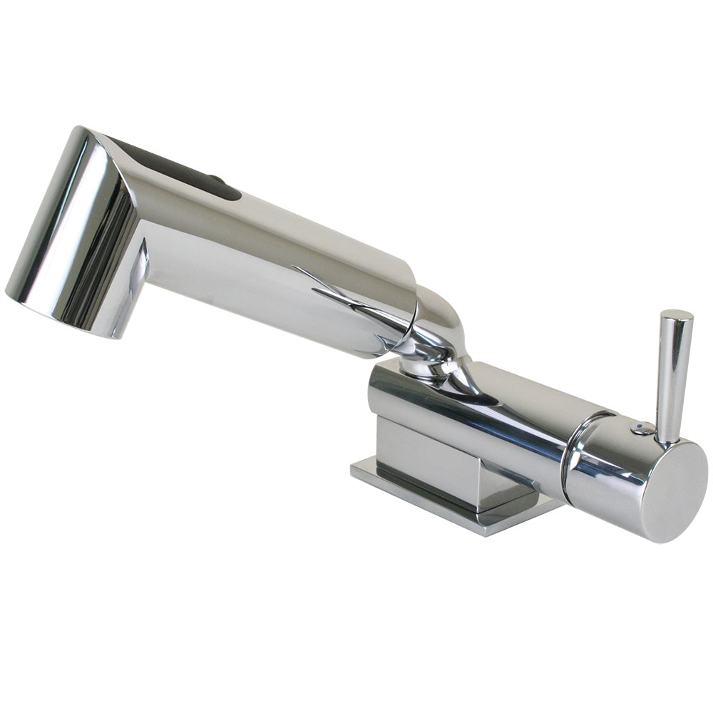 Scandvik Minimalistic Compact Single Level Mixer  Faucet  Shower Combo  Chrome 16216 Main image