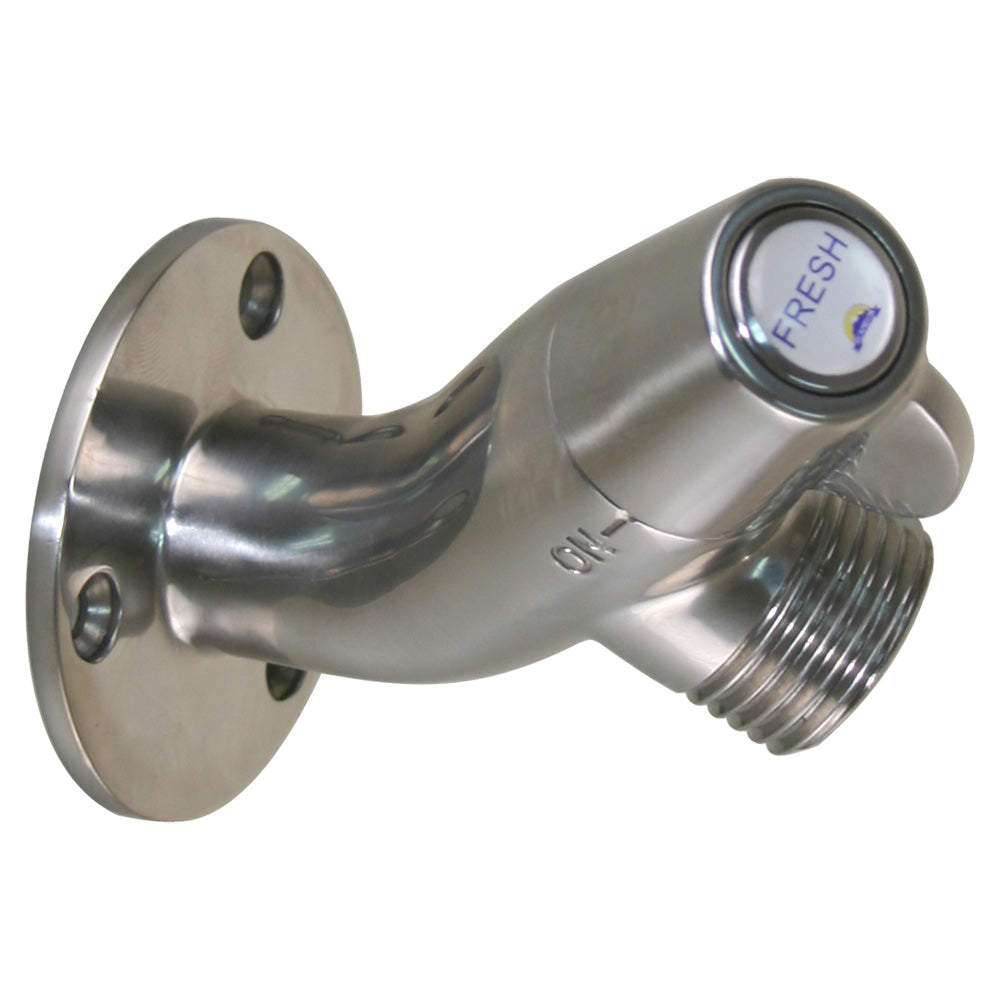 Scandvik Ceramic Angled Washdown Valve  SS Spigot 10175P Main image