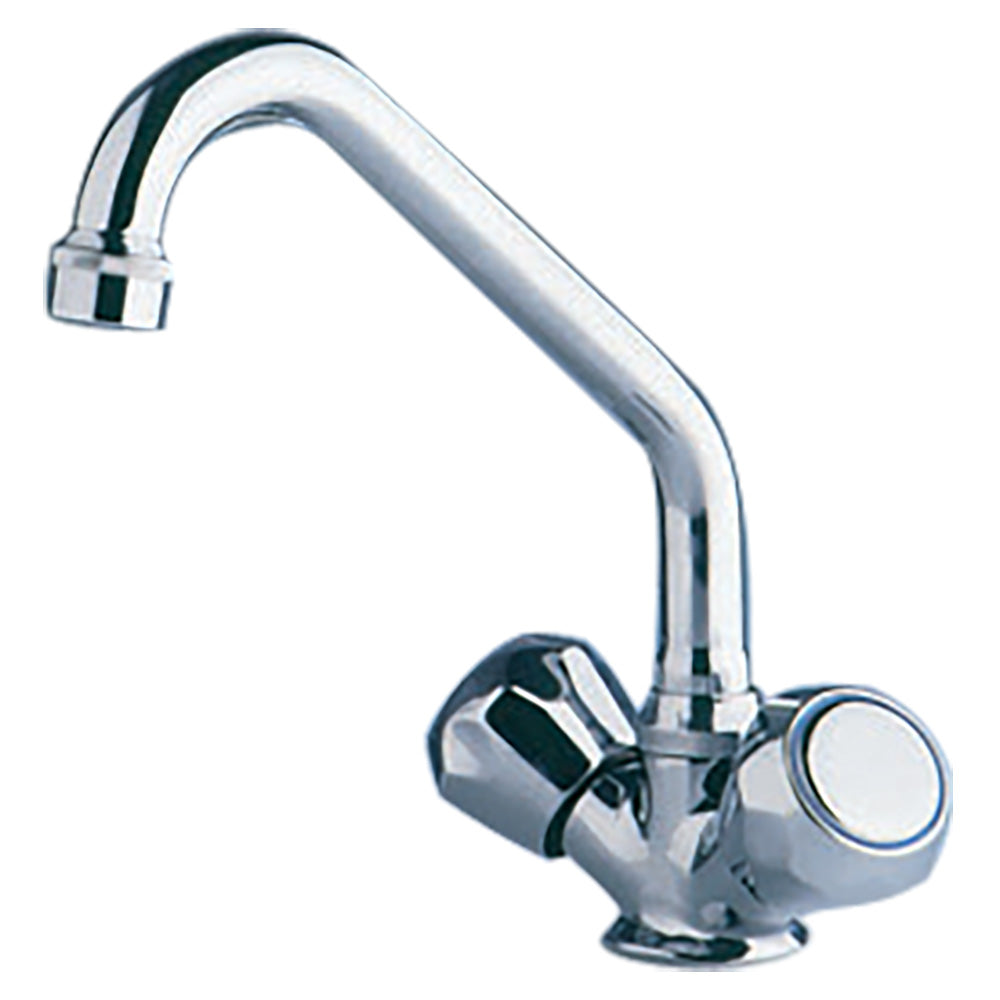 Scandvik Chrome Galley Mixer wSwivel Spout 10422P Main image