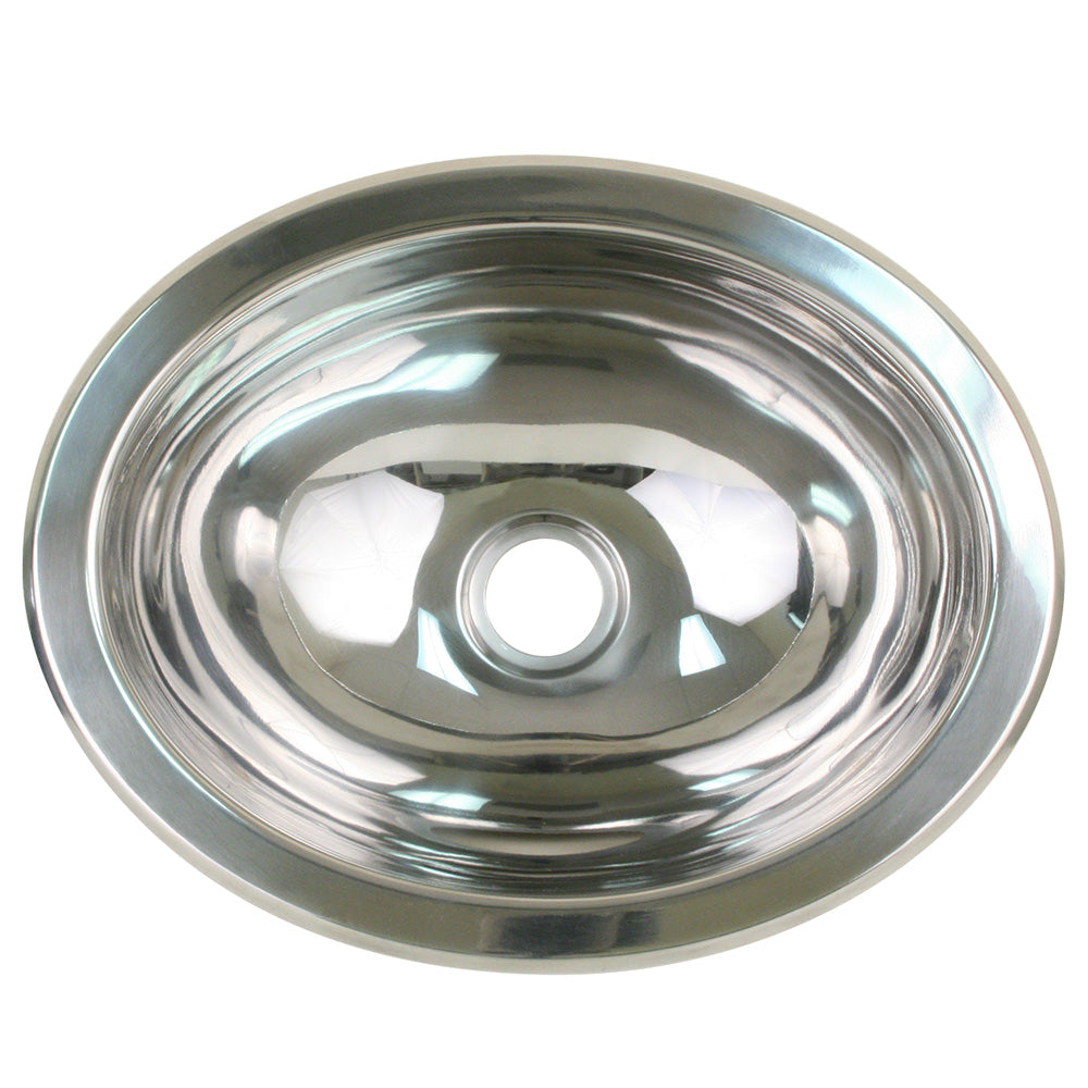 Scandvik Polished SS Oval Sink  1325 x 105 10280 Main image
