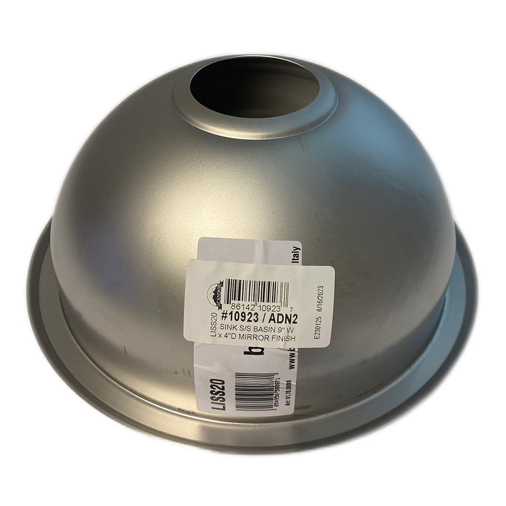 Scandvik SS Sink Basin - 9" x 4" - Mirror Finish [10923] Secondary image