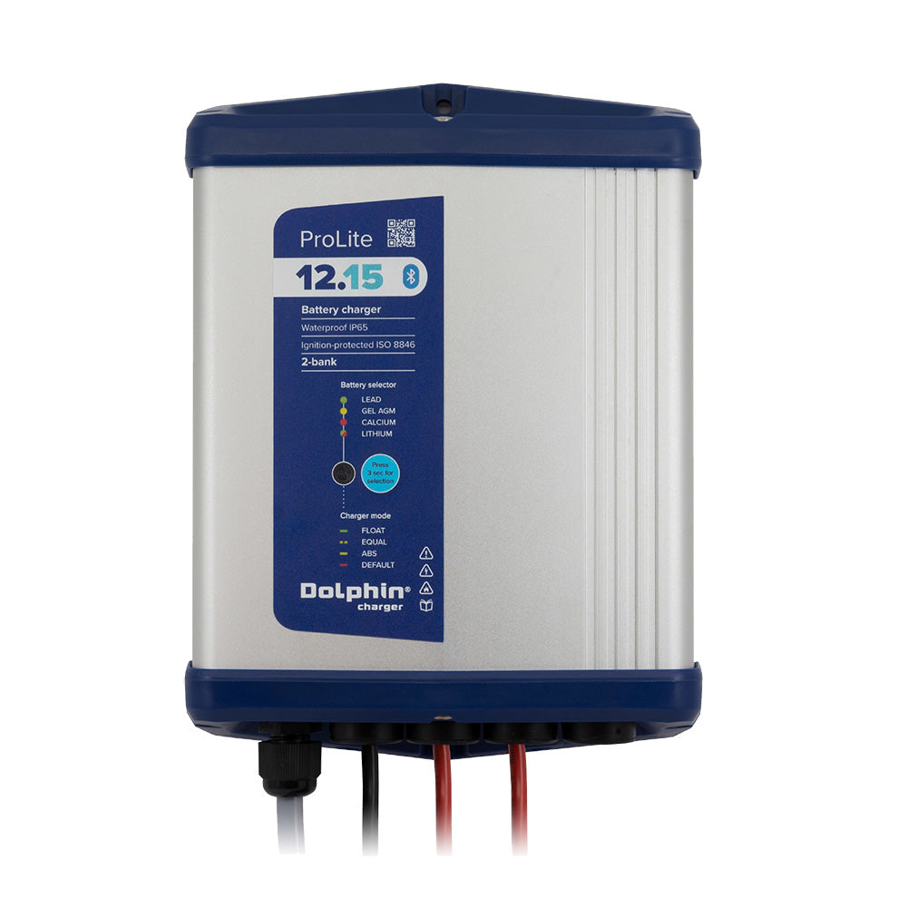 Dolphin Charger PROLITE Series Dolphin Battery Charger  12V 15A 110VAC  2 Outputs 99215 Main image