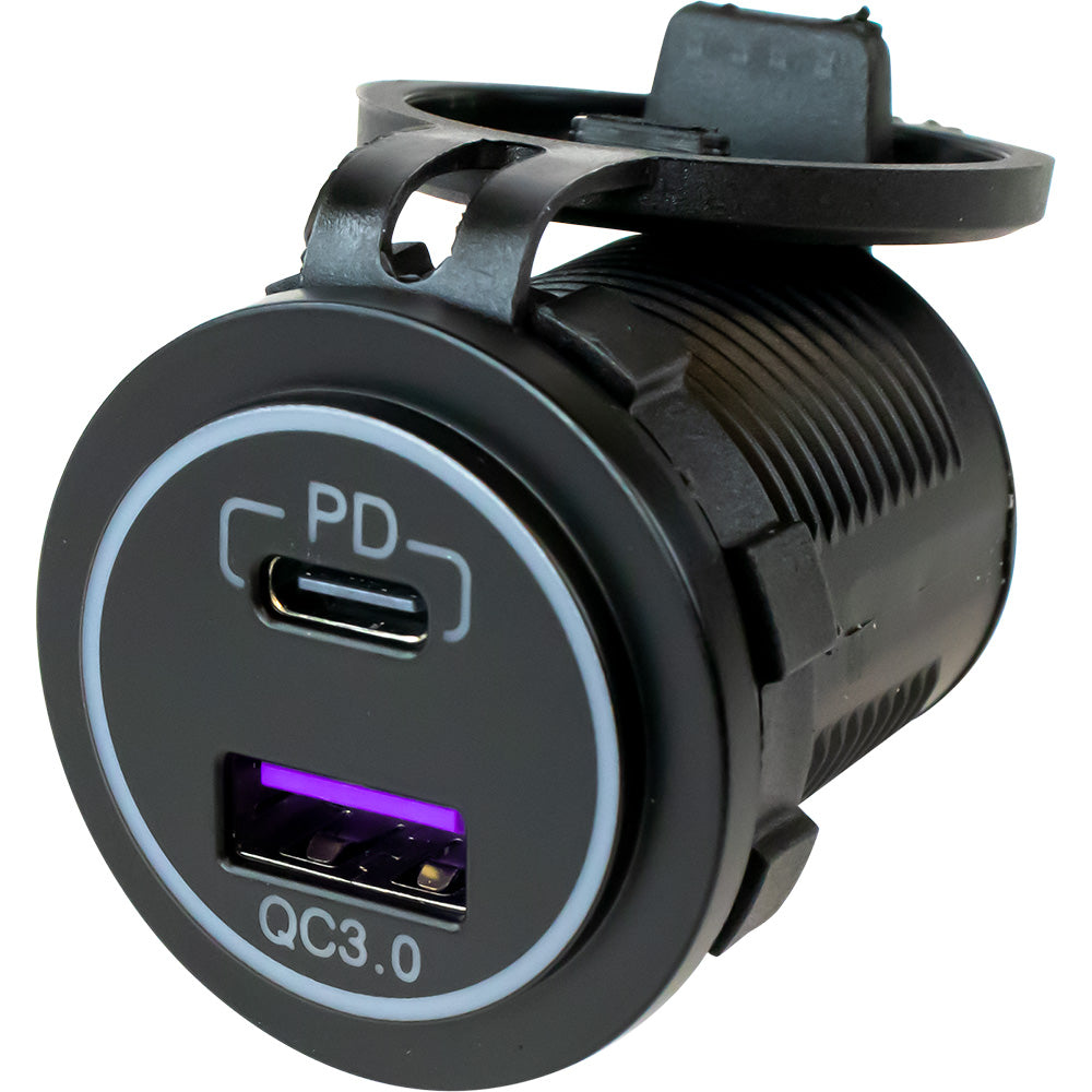 SeaDog USB 30  USBC Power Socket wOut Light 4265101 Main image
