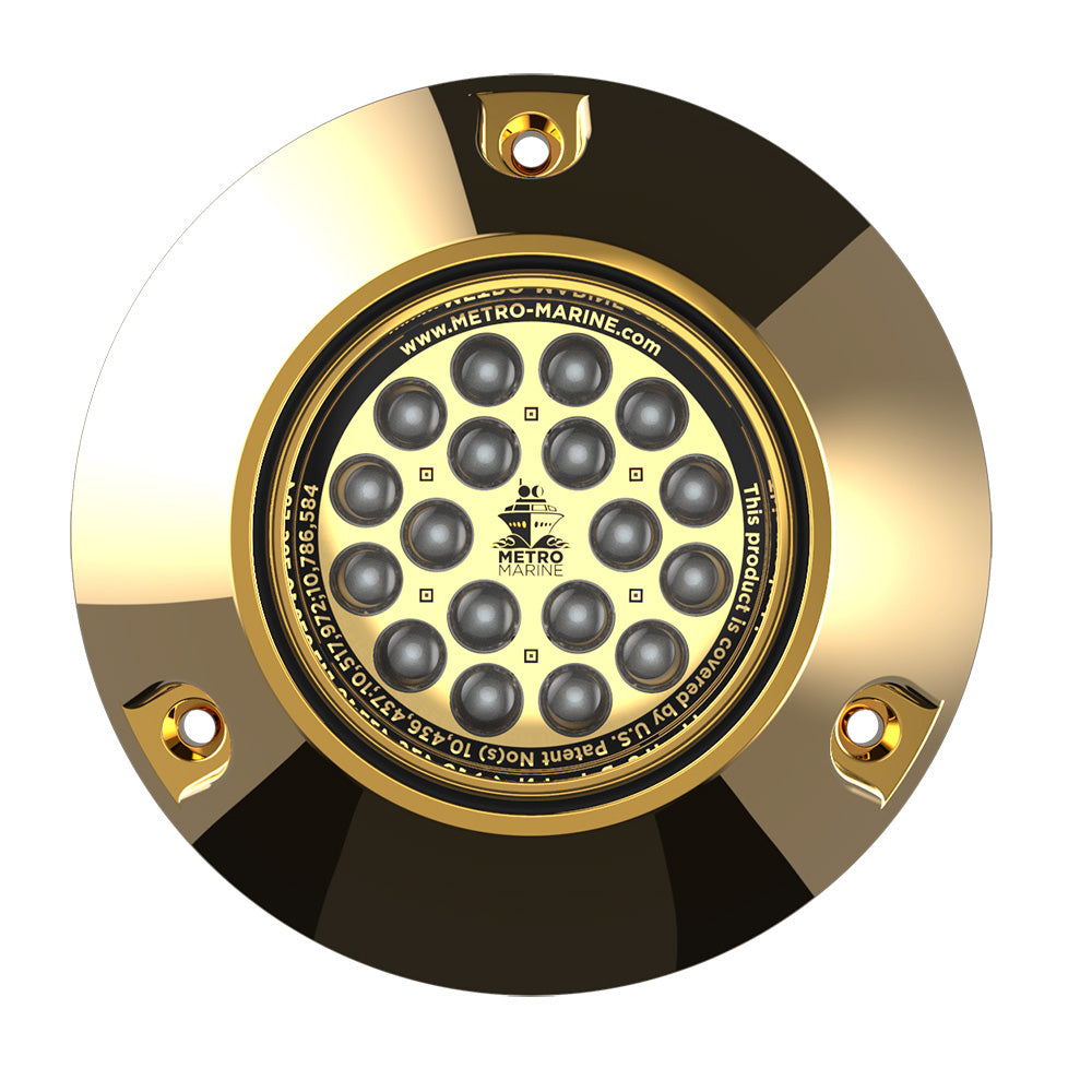Metro Marine HighOutput Submersible Underwater Light wIntelligent Monochromatic LEDs  Blue 90 Beam FBMR1B390 Main image
