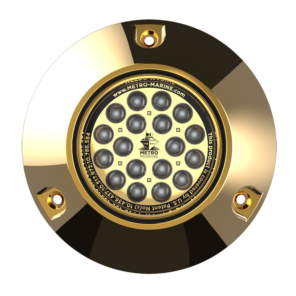 Metro Marine HighOutput Submersible Underwater Light wIntelligent Monochromatic LEDs  Aqua 90 Beam FBMR1A390 Main image